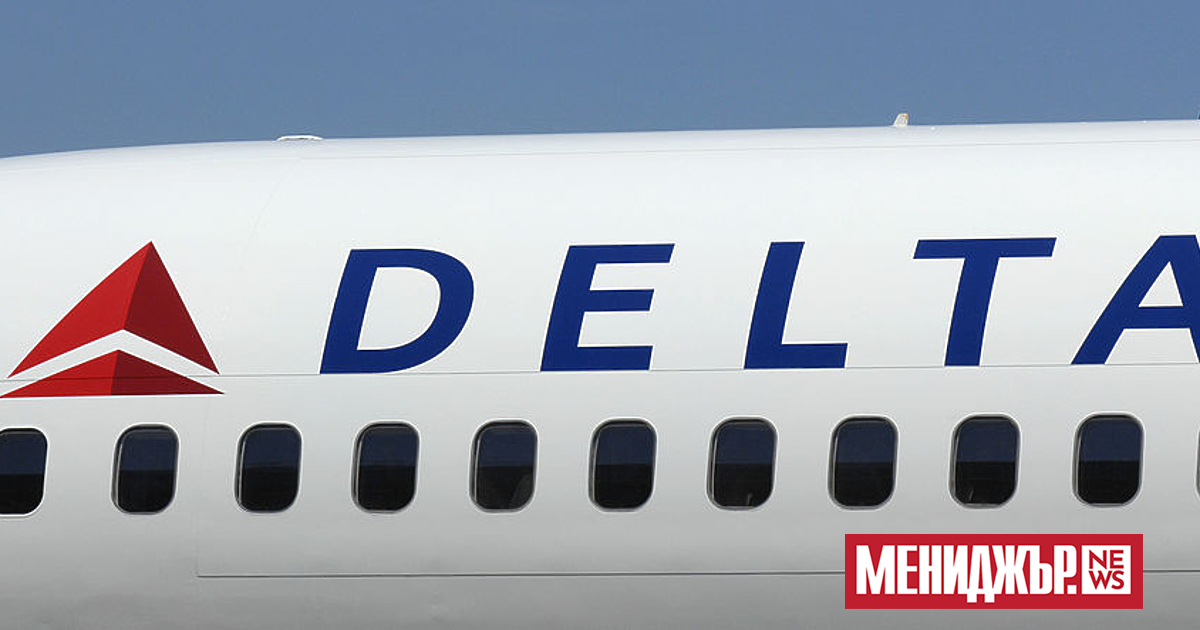 Колесникът на Boeing 757 на Delta Air Lines се е