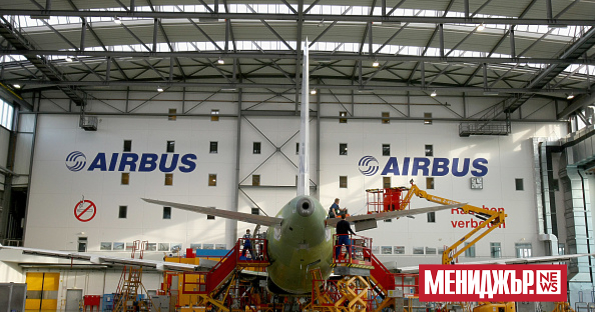 Airbus премахна от списъка си с поръчки 100 самолета, които