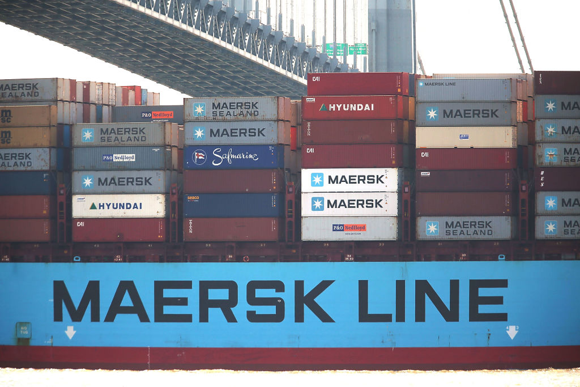 Заради сушата Maersk спира корабите си през Панамския канал и прехвърля товарите на влакове