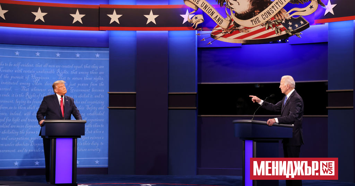 Президентът на САЩ Джо Байдън и неговият водещ съперник от