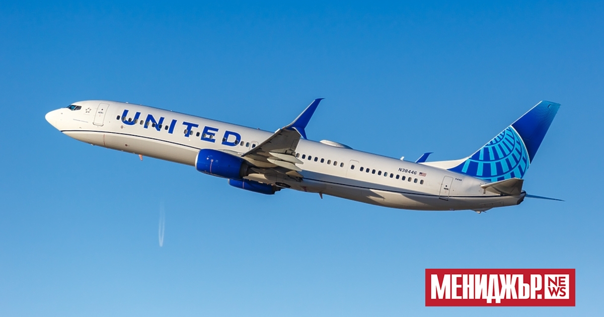 Американската авиокомпания United Airlines прогнозира загуба за първото тримесечие на 2024