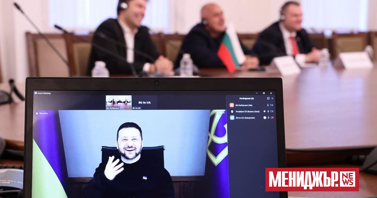 Украинският президент Володимир Зеленски е провел видеоконферентен разговор с лидерите на