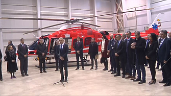 Първият български хеликоптер за спешна медицинска помощ с официална премиера