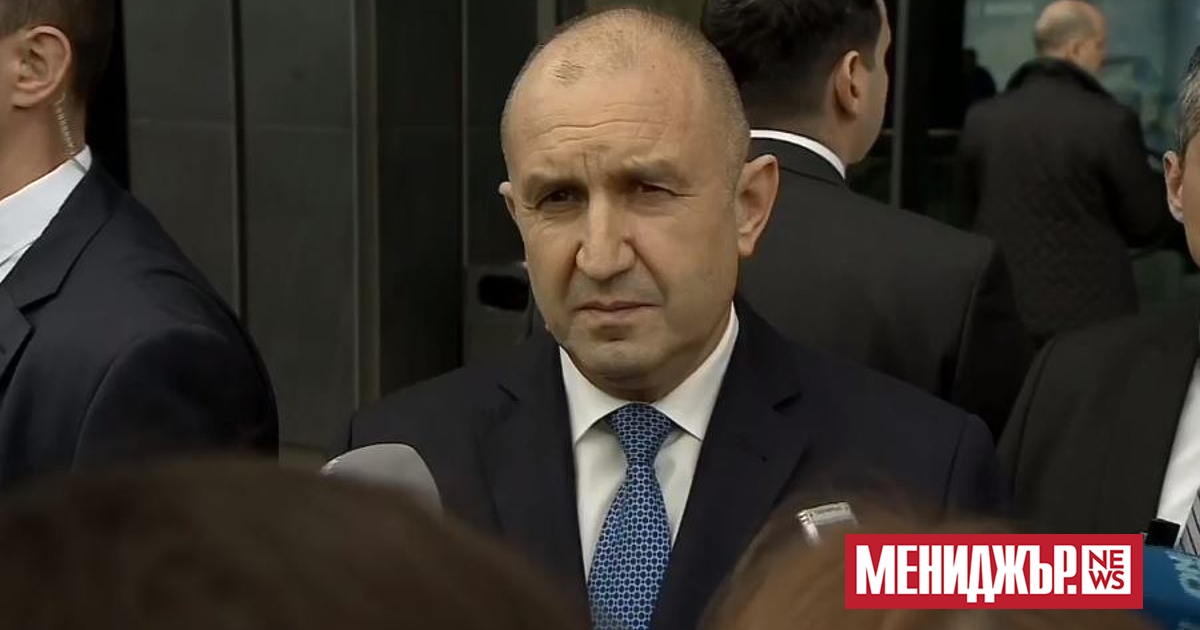 Президентът Румен Радев определи твърденията на Делян Пеевски за институционален