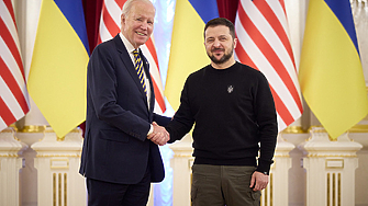 Президентът на САЩ Джо Байдън увери украинския си колега че