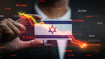 Икономиката на Израел се е свила с близо 20 на сто заради войната с Хамас