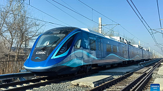 Китай пусна най-бързия водороден влак с максимална скорост 160 км/ч.