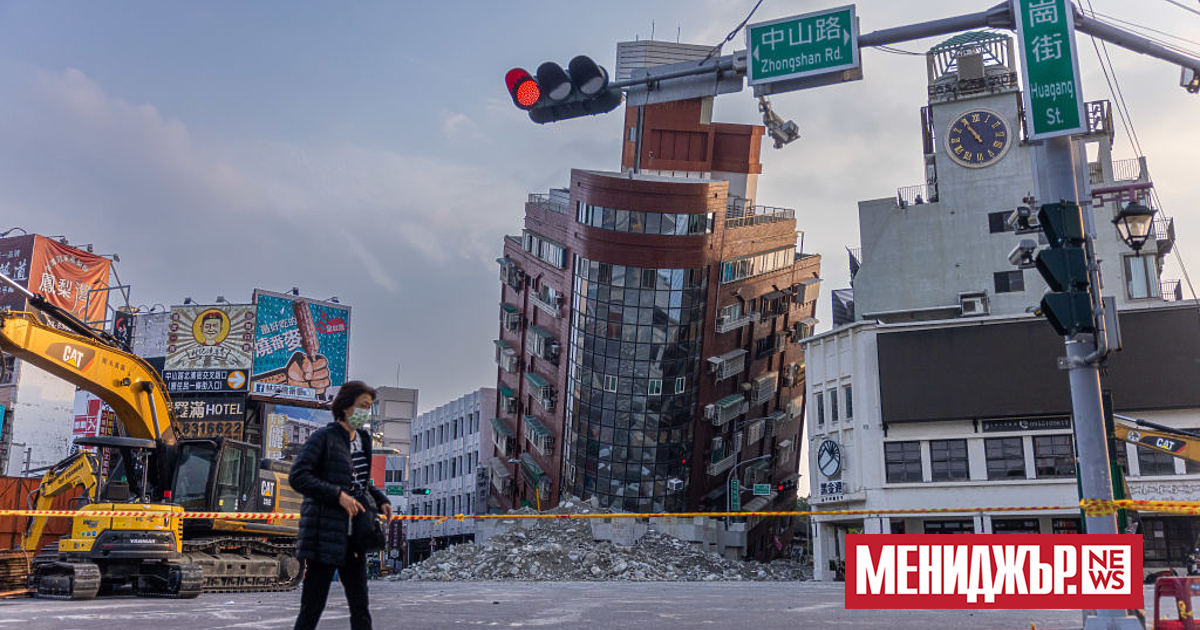 Ранените при земетресението с магнитуд 7,2, разтърсило Източен Тайван, надхвърлиха