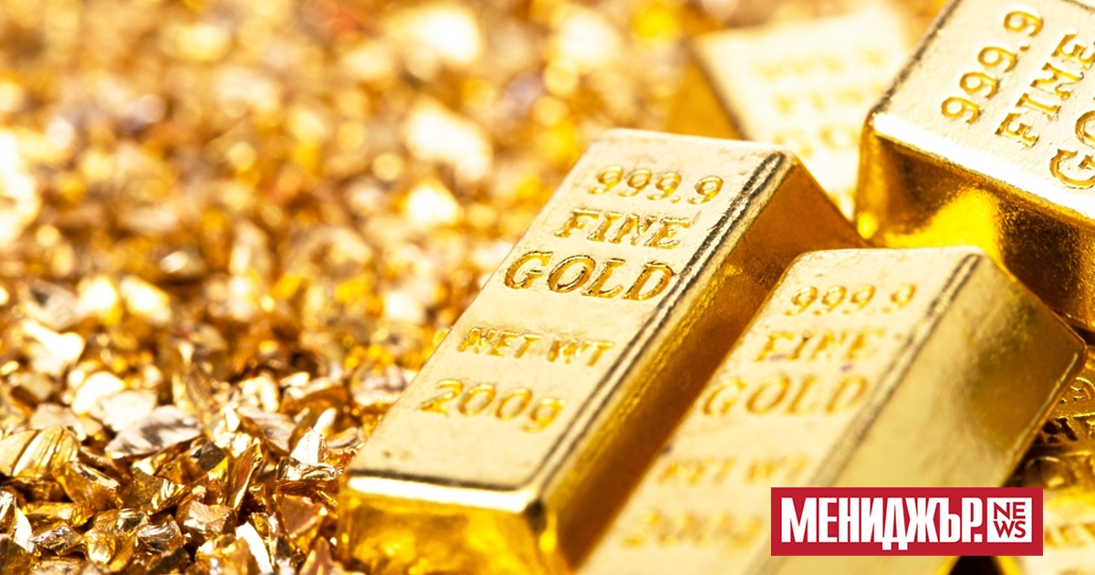 Снимка: Цената на златото отбеляза най-големия си спад за повече от година
