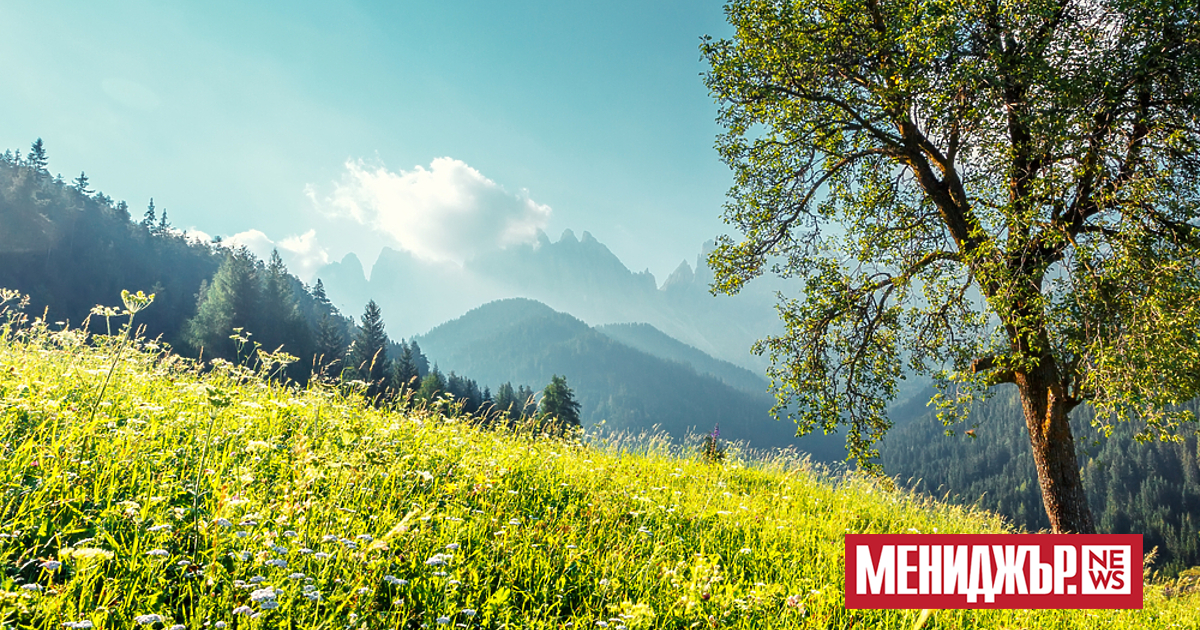 Продължава порцията от слънчеви и доста топли априлски дни. Атмосферното