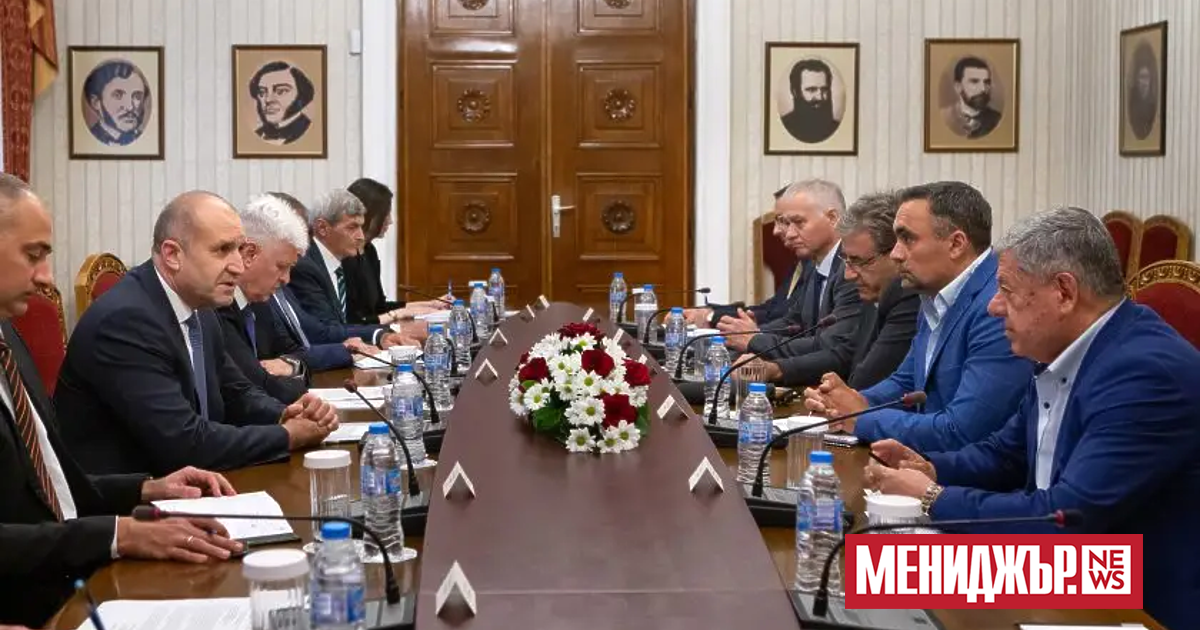 Президентът Румен Радев проведе среща с представители на сдружение Българска
