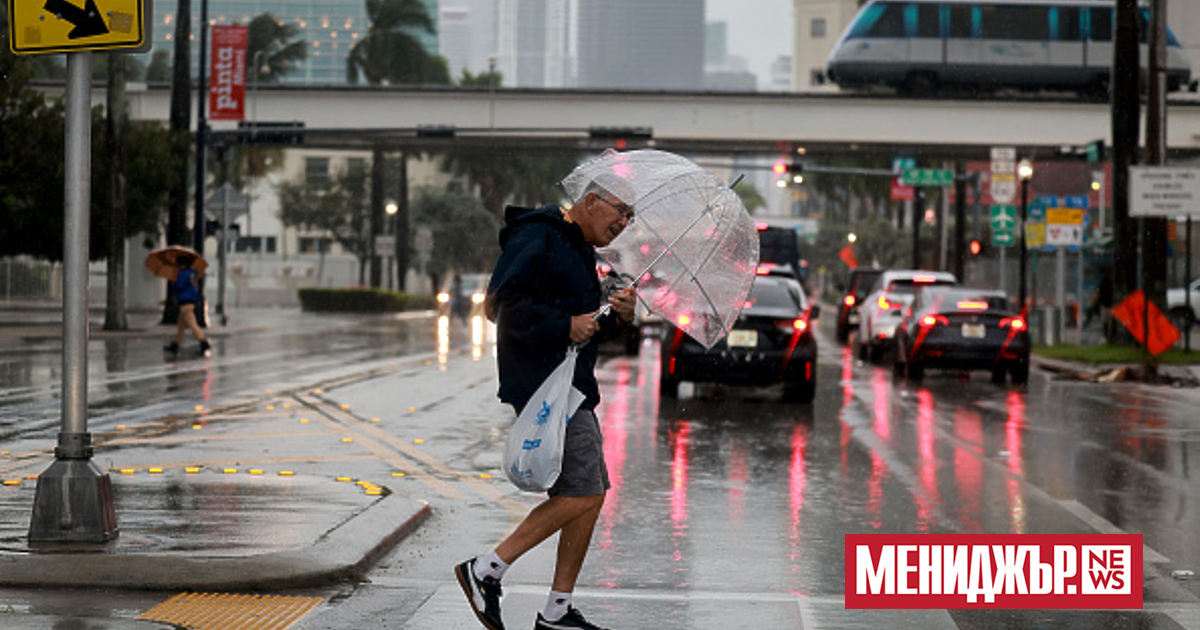 В северната част на Италия времето е лошо с обилни