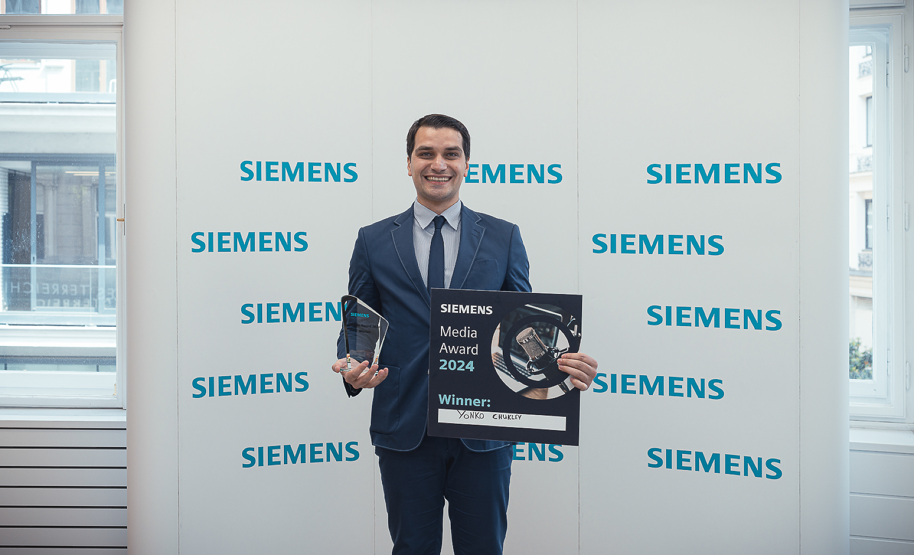 Българин спечели международния конкурс Siemens Media Award 2024 