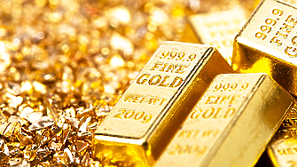 Цените на златото достигнаха рекордно високи стойности В понеделник спотовата търговия