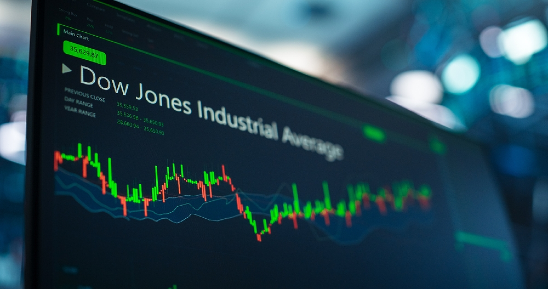 Прогноза:  Борсовият индекс Dow Jones може да се покачи до рекордните  60 000 пункта