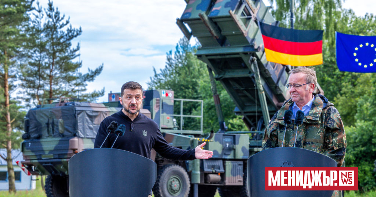 Германският министър на отбраната Борис Писториус обеща на Украйна допълнителни