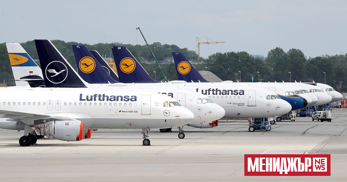 Lufthansa ще увеличи цените на билетите за всички полети, заминаващи