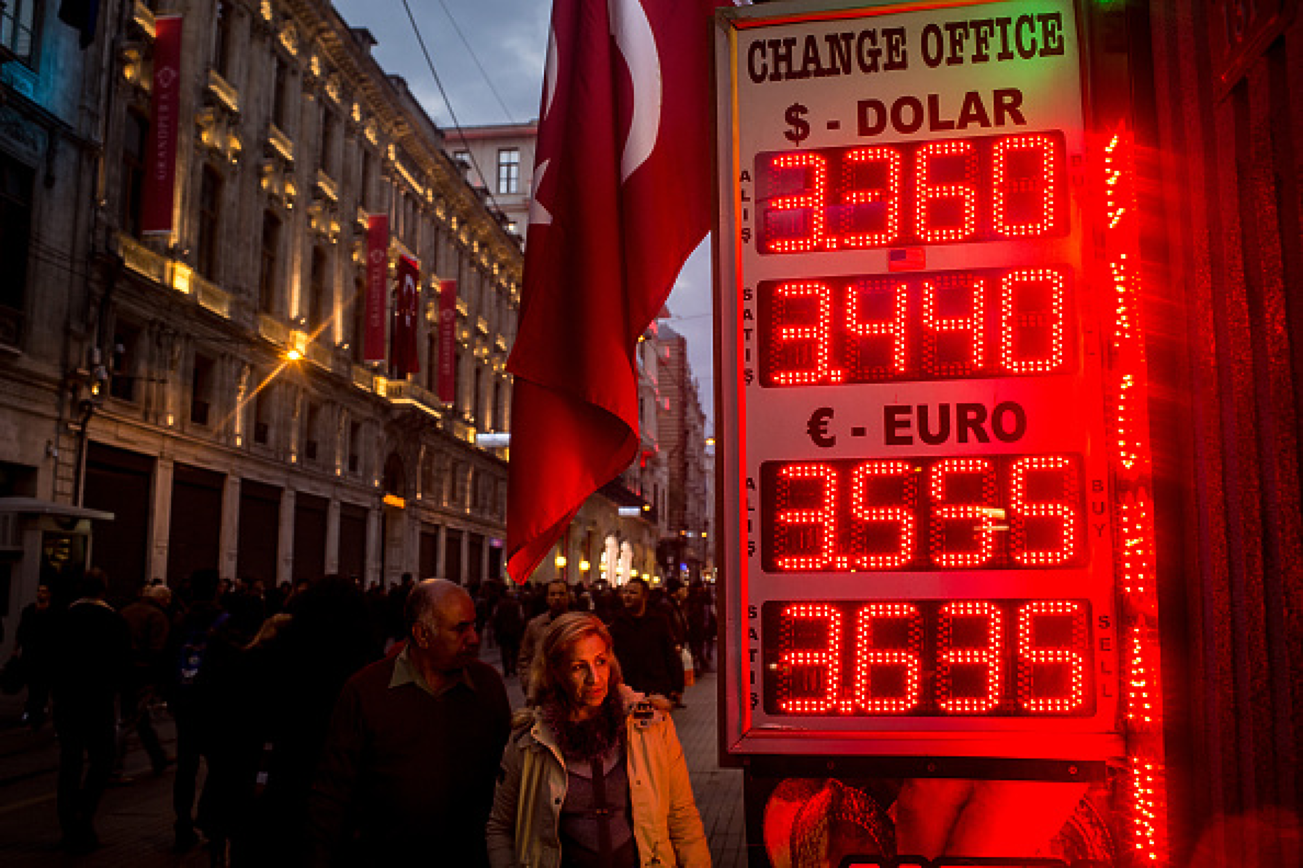 Турската валута счупи антирекорд и премина границата от 33 лири за долар