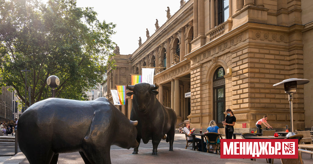 Европейските акции се повишиха до повече от едноседмичен връх в