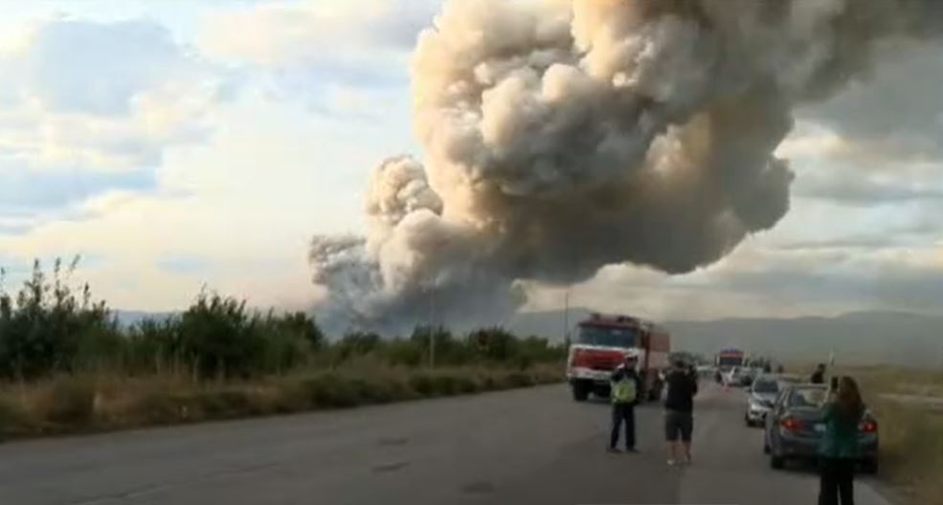 Качеството на въздуха в района на пожара край Елин Пелин е в норма