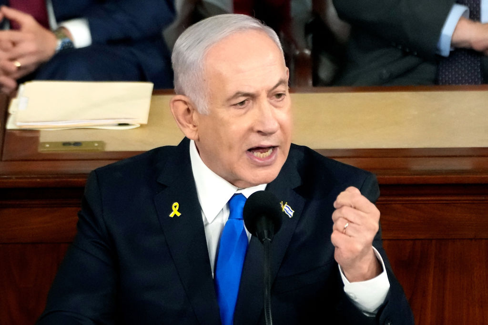 Нетаняху начерта неясен план за следвоенна Газа пред Конгреса на САЩ