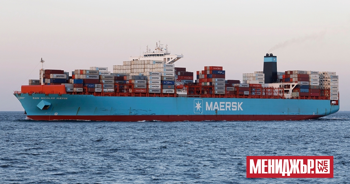 Корабният гигант Maersk излезе с прогноза, че очаква световното търсене