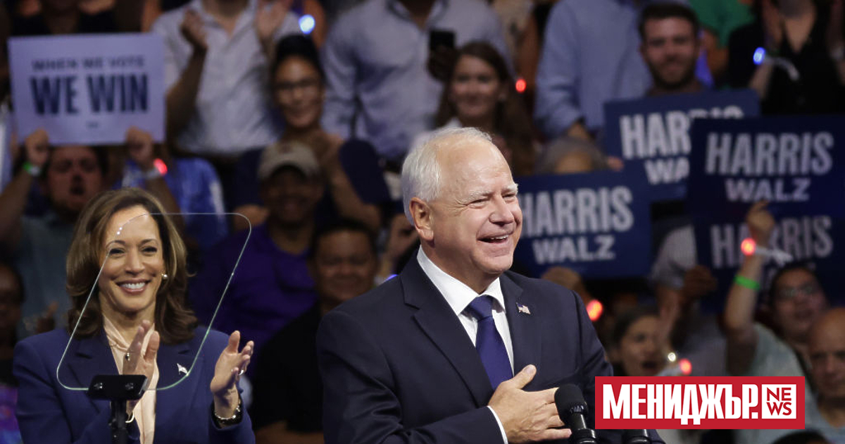 Тим Уолз, избран от Камала Харис да ѝ бъде подгласник