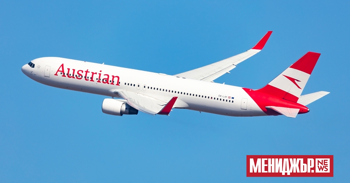 Четири самолета Boeing 777-200ER на авиопревозвача Austrian Airlines от зимата на 2024