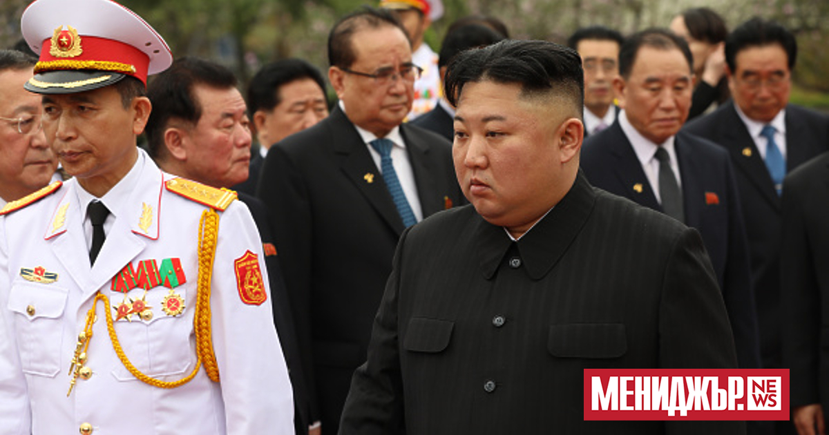 Севернокорейският лидер Ким Чен Ун в програмна реч, посветена на