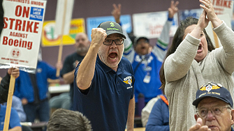 Работниците от заводите на Boeing за сглобяване на самолети напуснаха