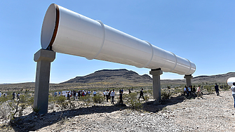 Нидерландия пусна в тестов режим високоскоростният вакуумен влак Hyperloop 