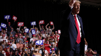 Кандидатът за президент на САЩ от Републиканската партия Доналд Тръмп