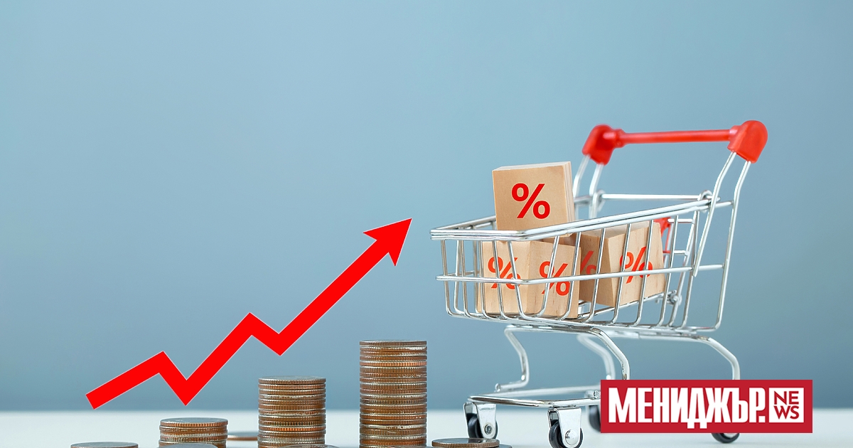 Годишната инфлация в България се ускори до 2.1% през ноември,