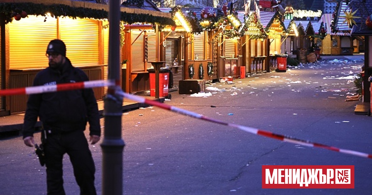 Мъжът, заподозрян, че се е врязал с автомобил в германски коледен
