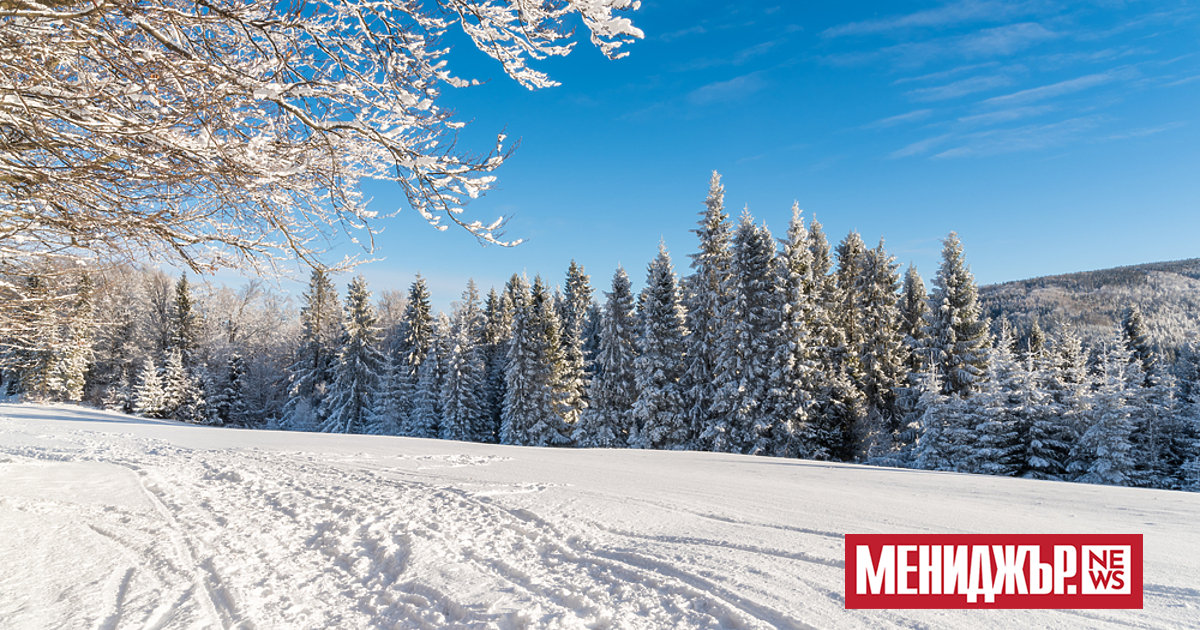 Около Коледа – застудяване, със снеговалежи, а към Нова годинавремето