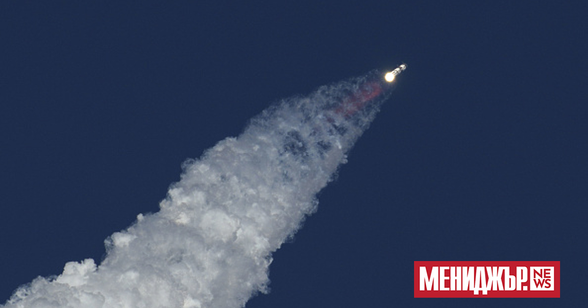 Ракета Starship на SpaceX се разпадна в космоса минути след