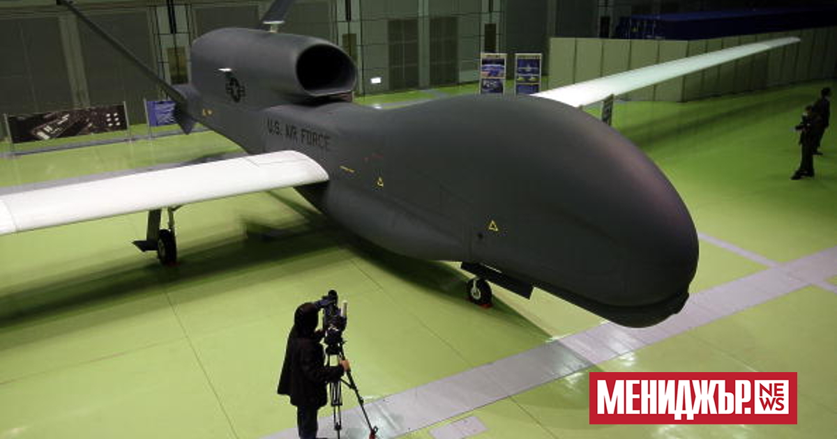 Най-мощният в света стратегически разузнавателен дрон RQ-4 Global Hawk от