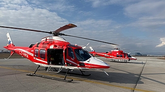 Вторият хеликоптер за оказване на спешна медицинска помощ по въздуха