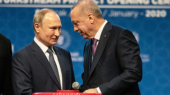 Руският президент Владимир Путин прие поканата на турския лидер Реджеп