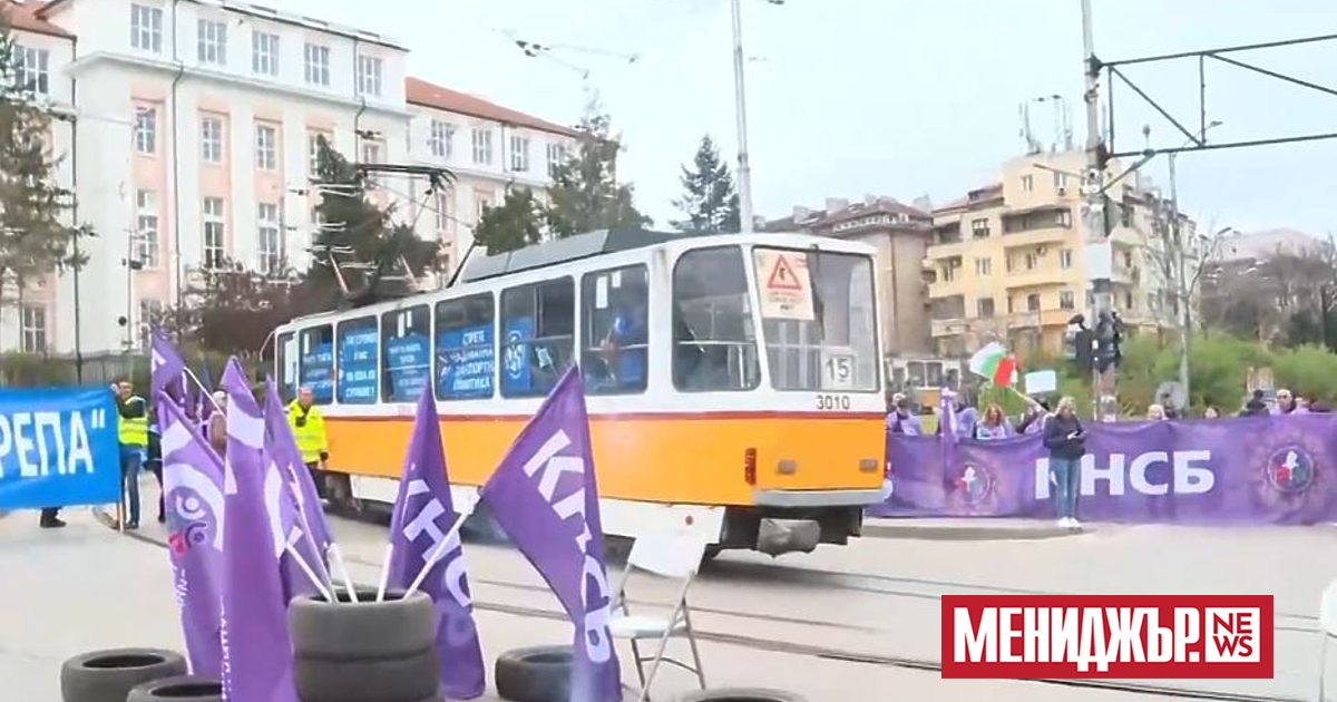 Протест на служителите в градския транспорт на София, Варна и