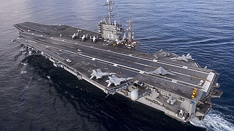 Изтребител F A 18 Super Hornet на американските военноморски сили е бил