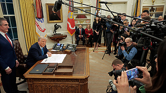 Президентът на САЩ Доналд Тръмп заяви пред репортери отразяващи Белия