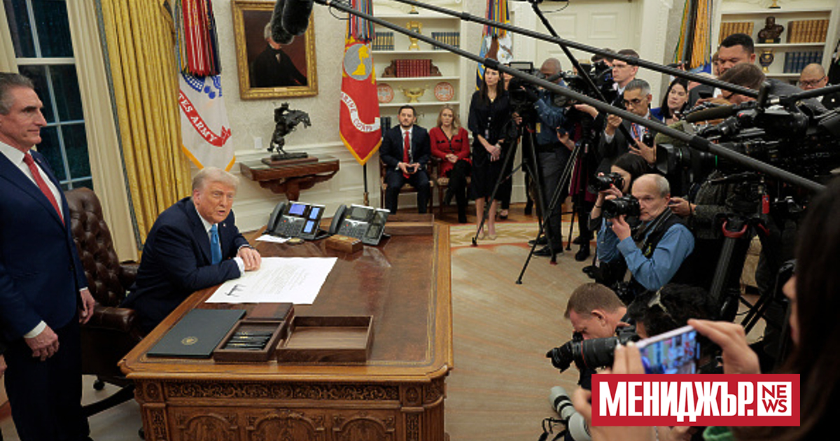 Президентът на САЩ Доналд Тръмп заяви пред репортери, отразяващи Белия