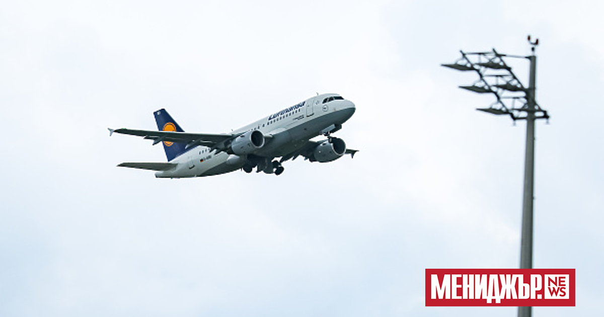 Полет на Lufthansa с 205 души на борда е останал