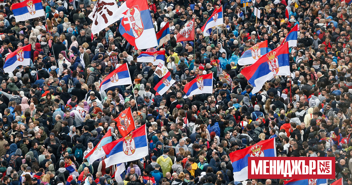 Почти 90 на сто от младите сърби подкрепят протестите, водени