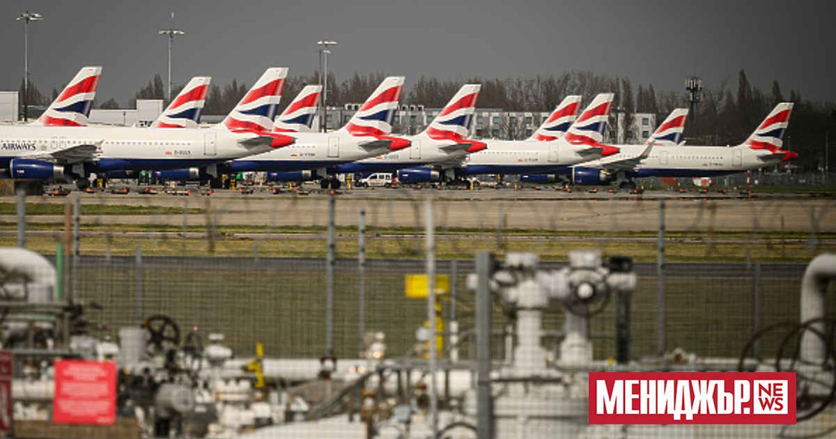 Лондонското летище Хийтроу е обслужило 7,2 милиона пътници през май,