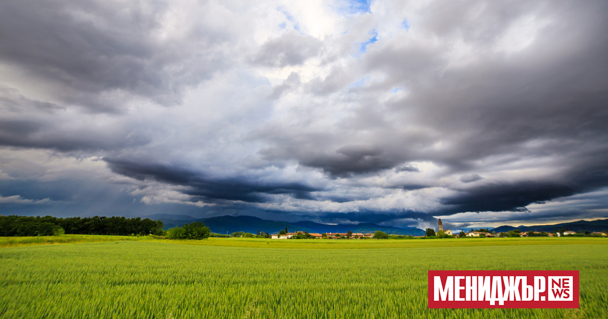 В последния ден от месец май преди обяд превалявания ще има
