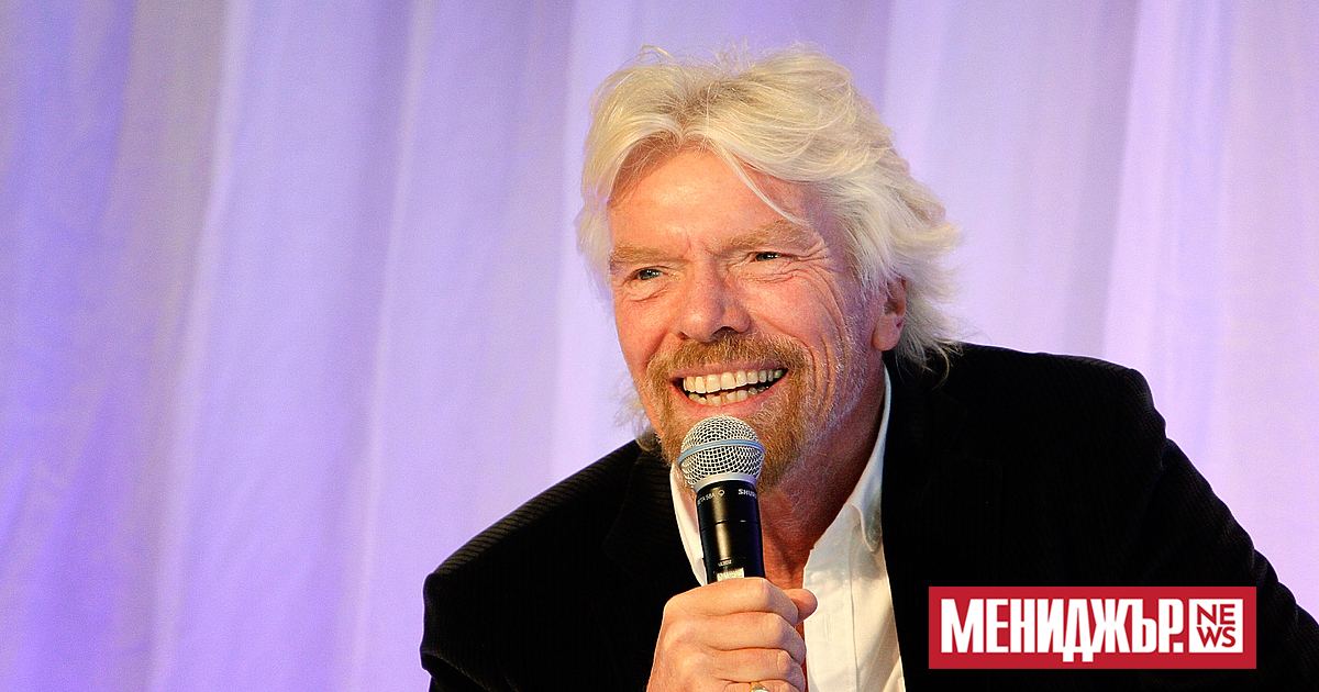 Сър Ричард Брансън, създател на повече от 40 компании, любител