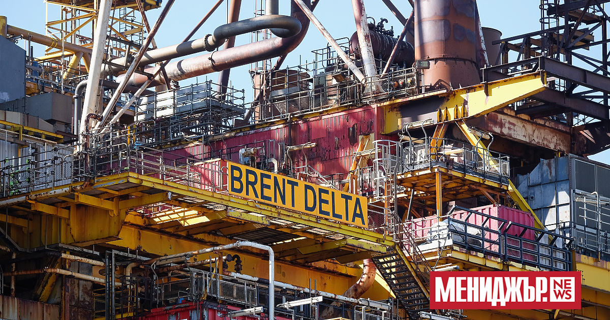 Цената на петрола сорт Брент падна с над 2 долара