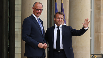 Германският канцлер Фридрих Мерц приема на работна вечеря в Берлин